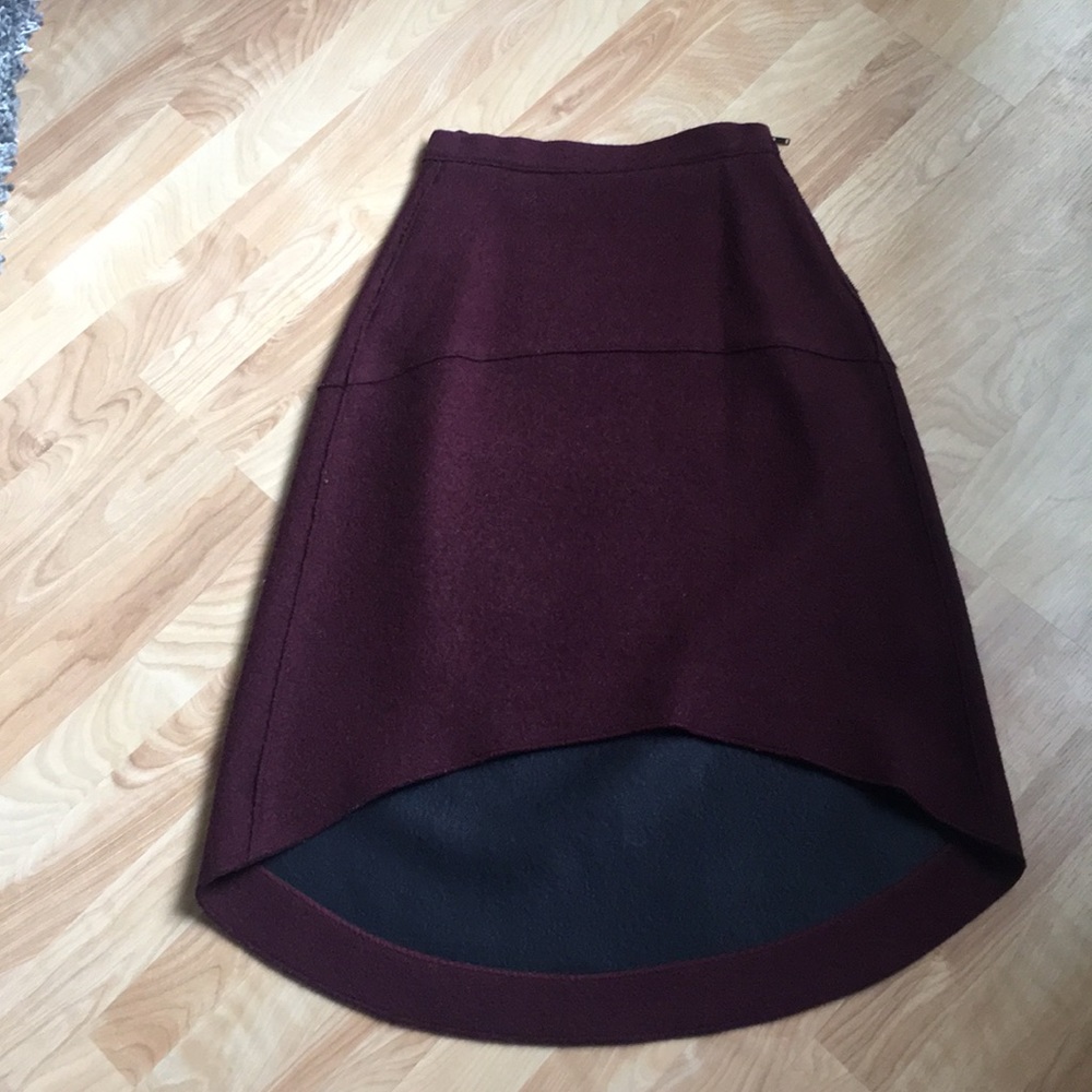Cos A-line wool skirt